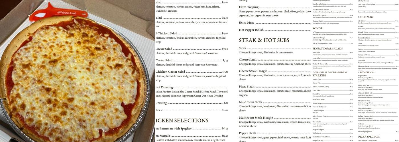 Mamma's Pizza (Loganville) Menu