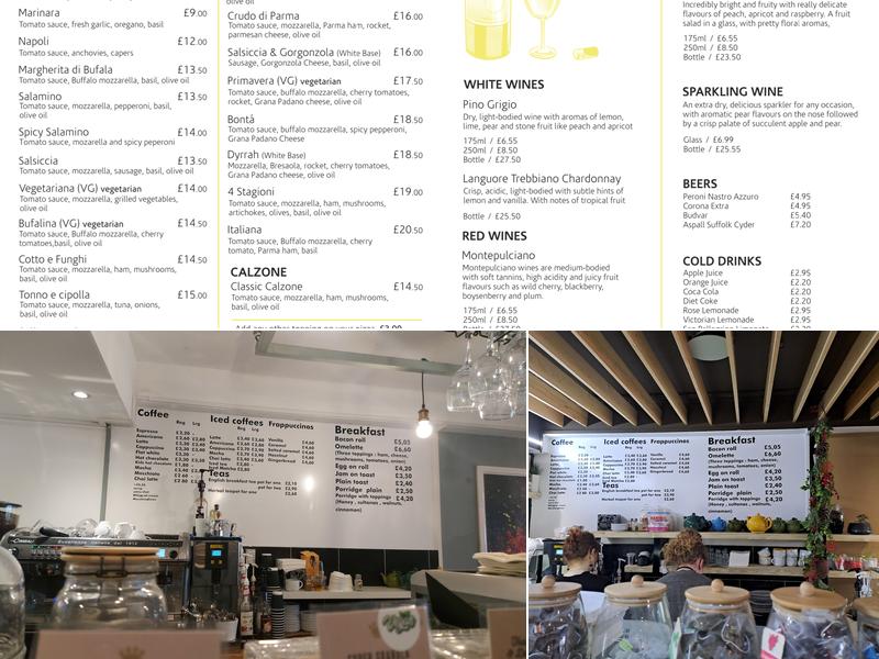 Dyrrah Coffee Menu