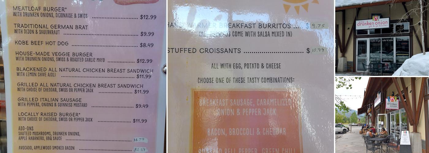 Drunken Onion Menu