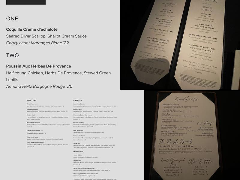 Café Diva Menu