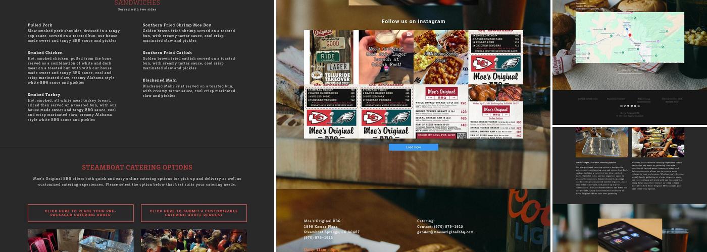 Moe's Original BBQ - Steamboat Menu