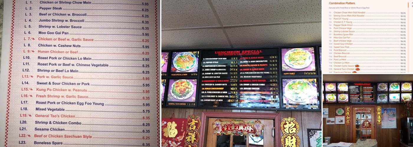Great Dragon Menu