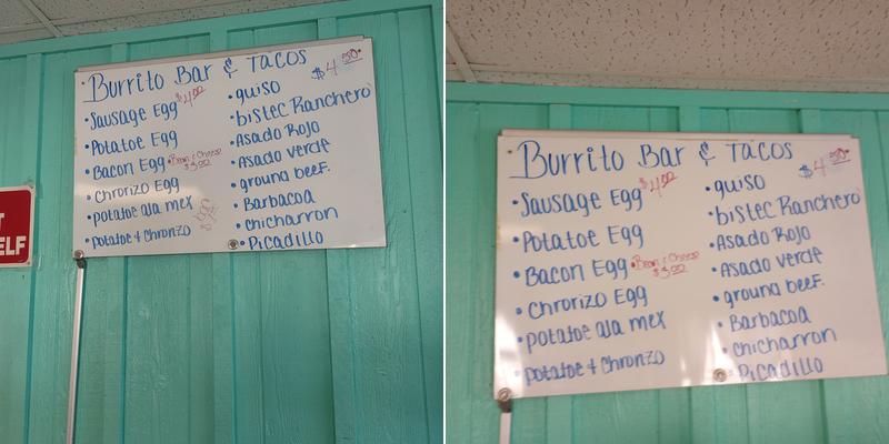 Taco Grill Menu