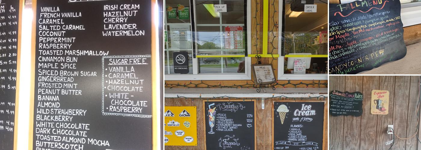 The Grind Coffee Shop Menu