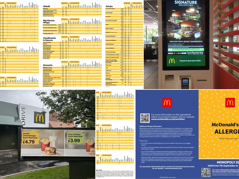 McDonald's Menu