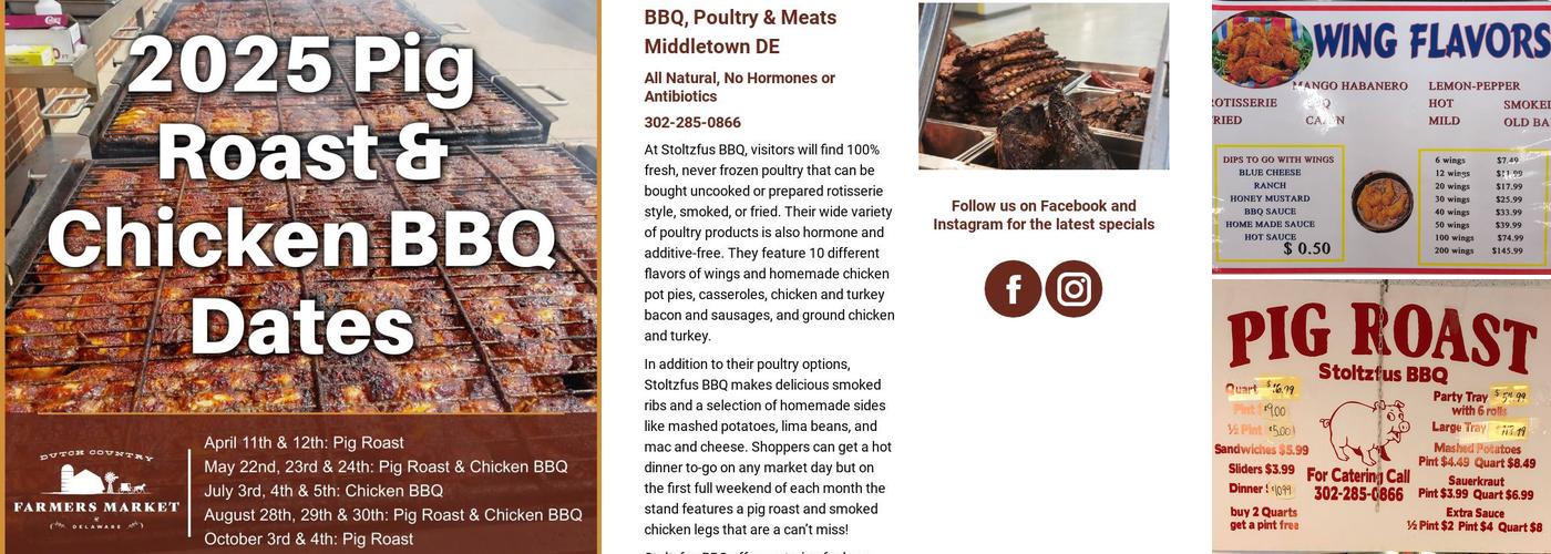 Stoltzfus BBQ Menu