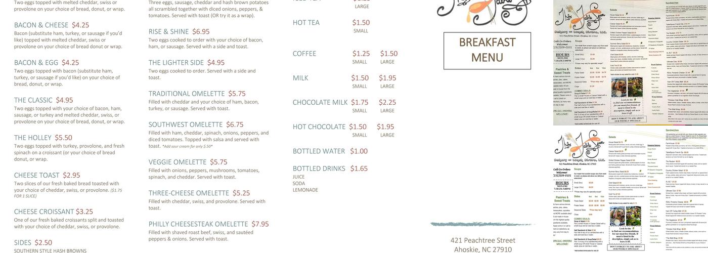 The Table Spoon Menu