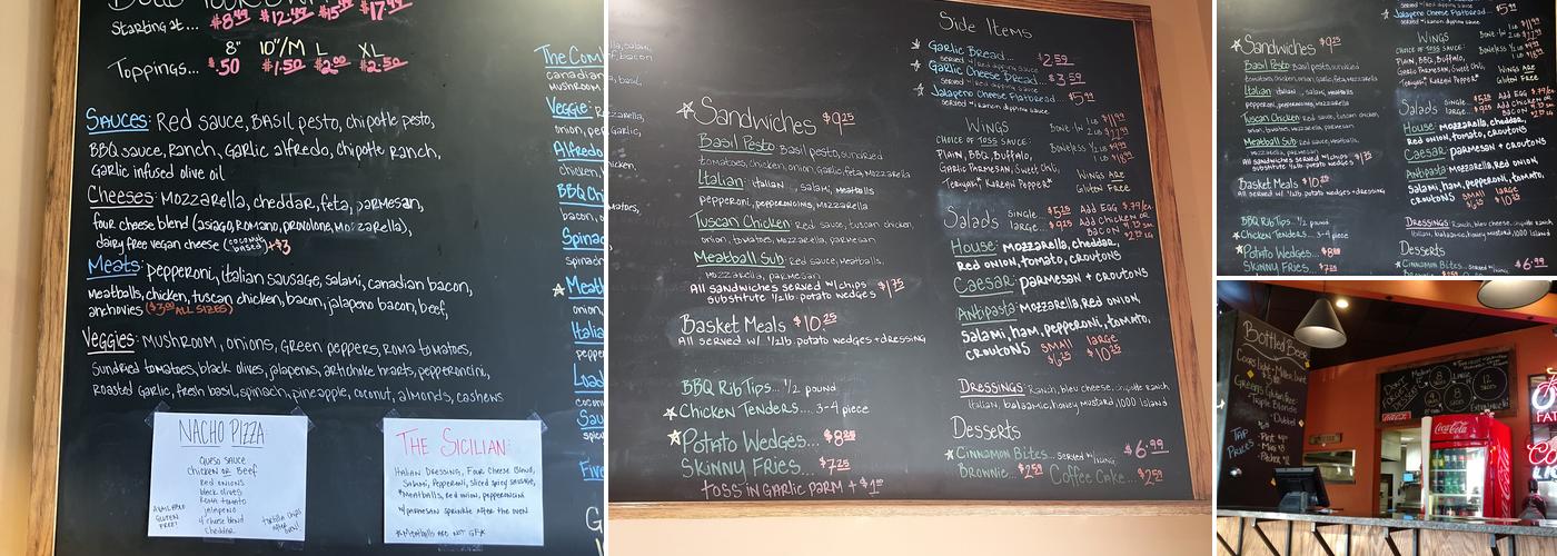 Northwest Pizza Company Menu