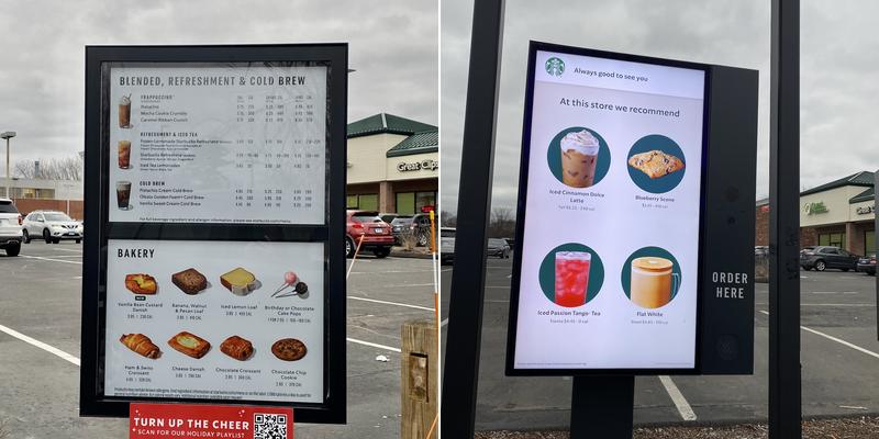 Starbucks Menu