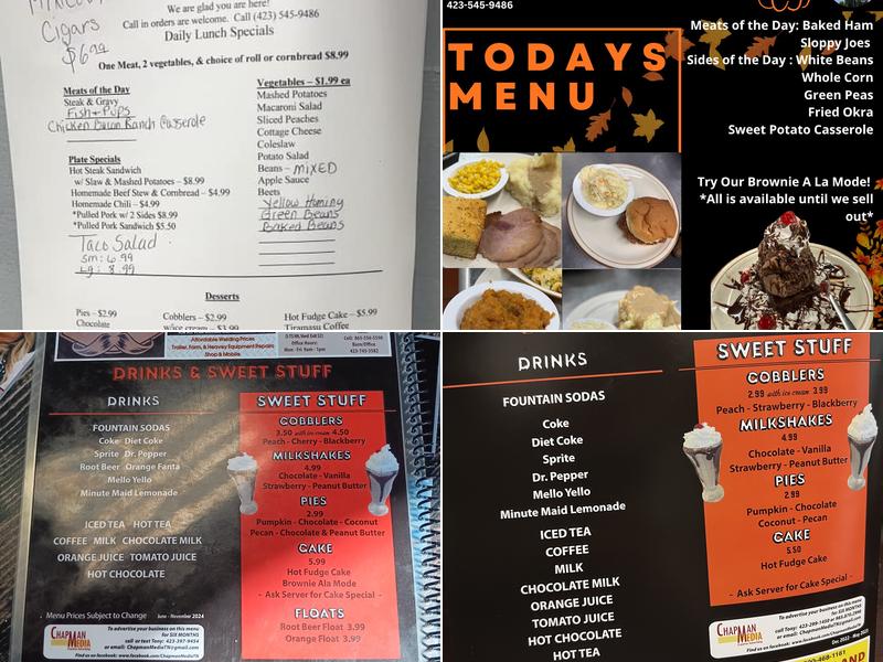 Lamp Post Restaurant Menu