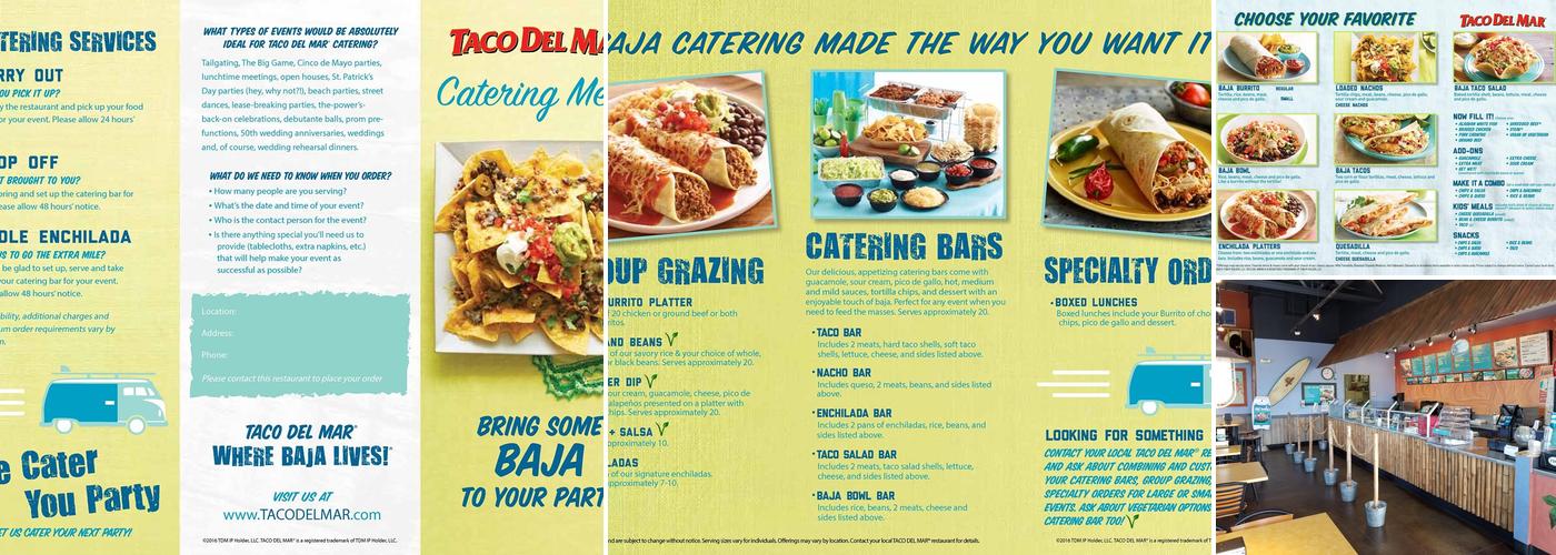 Taco Del Mar Menu
