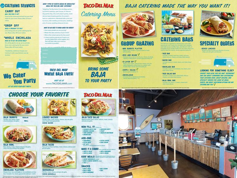 Taco Del Mar Menu