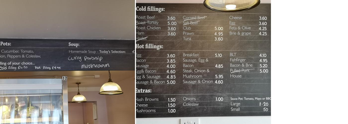 All Things Nice Menu