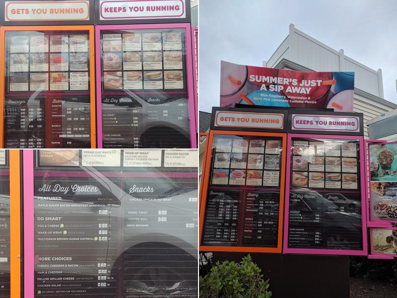 Dunkin' Menu