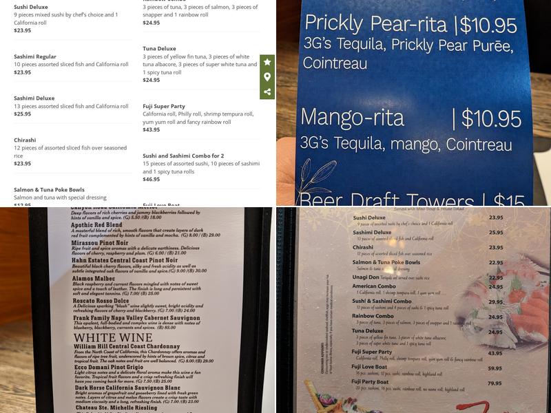 Fuji Sushi & Hibachi Menu