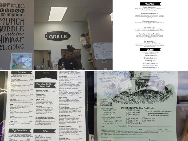 The Grille - Breakfast & Lunch Menu