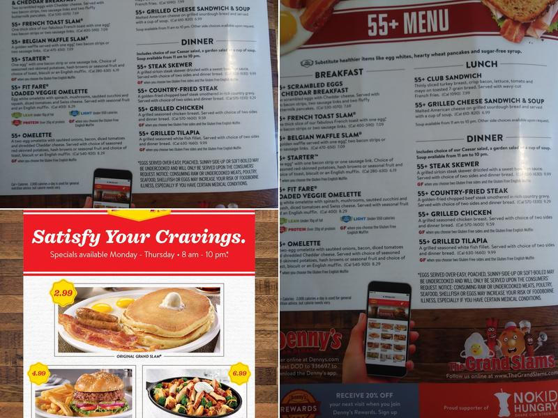Denny's Menu