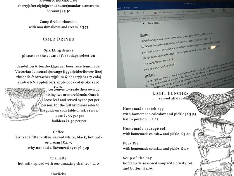 Biddy's Kitchen Menu