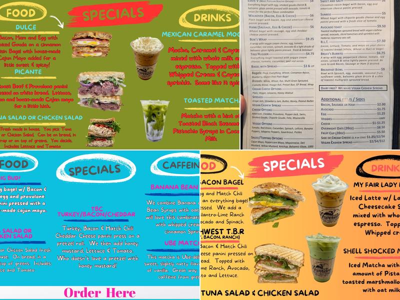 Waveriders Coffee, Deli & Market Menu