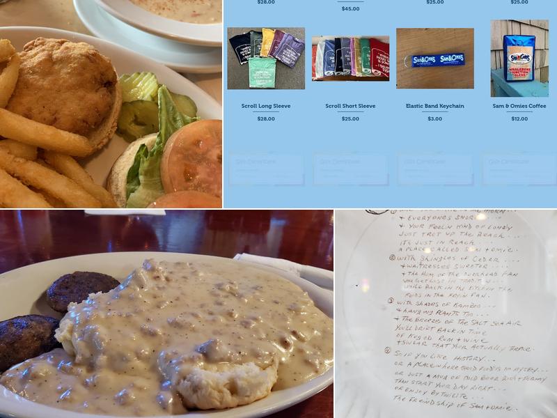 Sam & Omie's Menu
