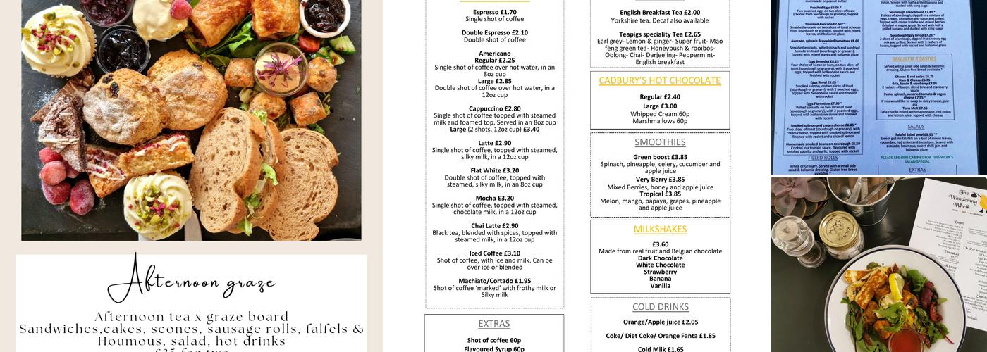 The Wandering Whelk Menu