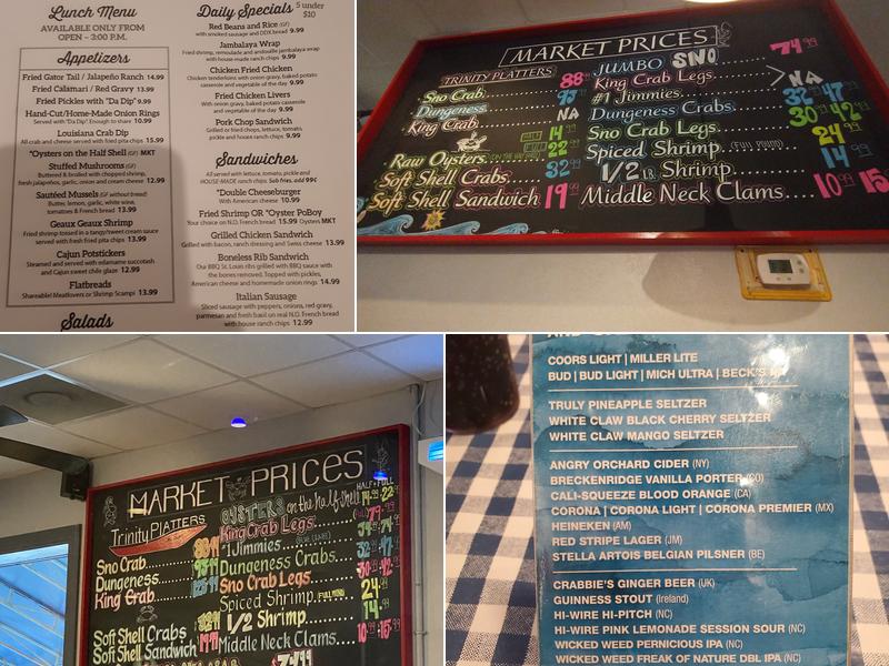 Dirty Dick's Crab House - Nags Head Menu