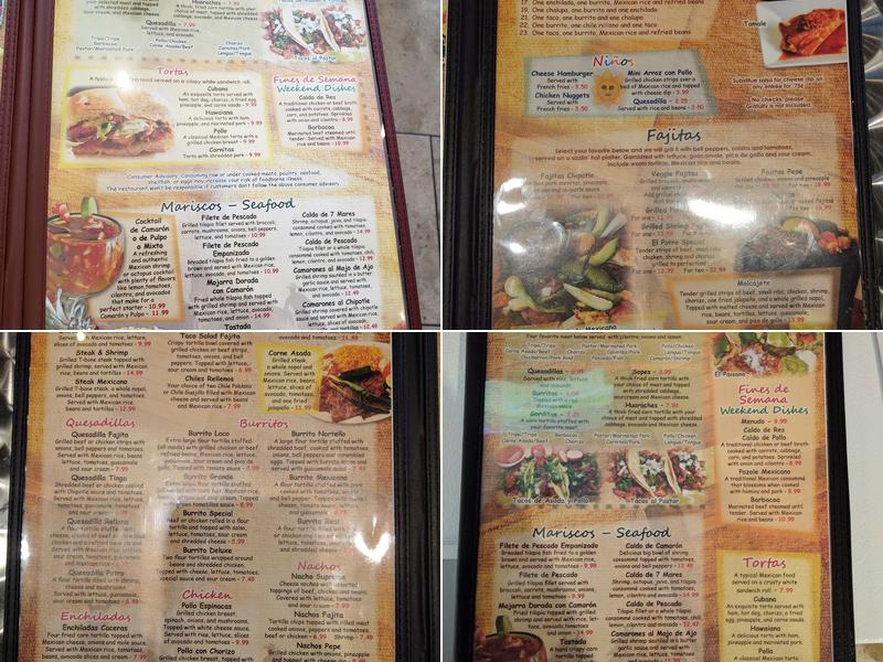 Potrillo's Taqueria & Neveria Menu