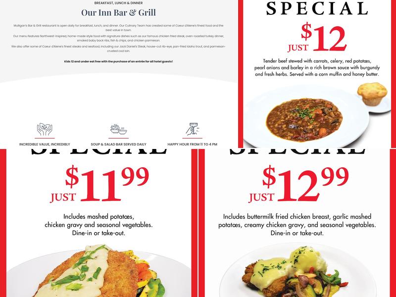 Mulligan's Restaurant Menu