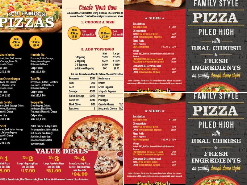 Godfather's Pizza Menu
