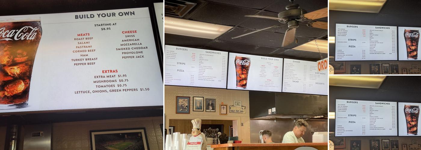 Sam & Andy's West Menu