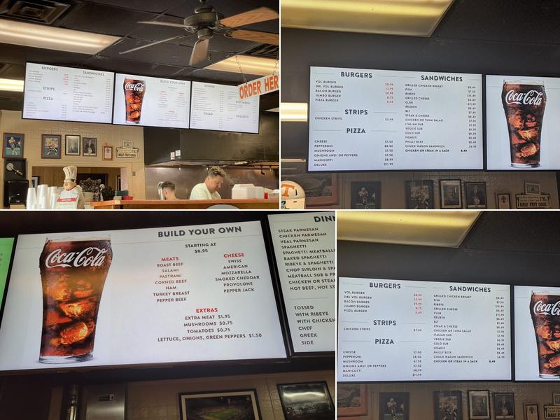 Sam & Andy's West Menu