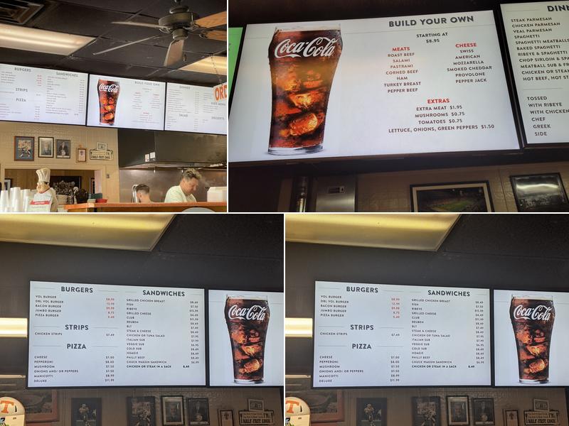 Sam & Andy's West Menu