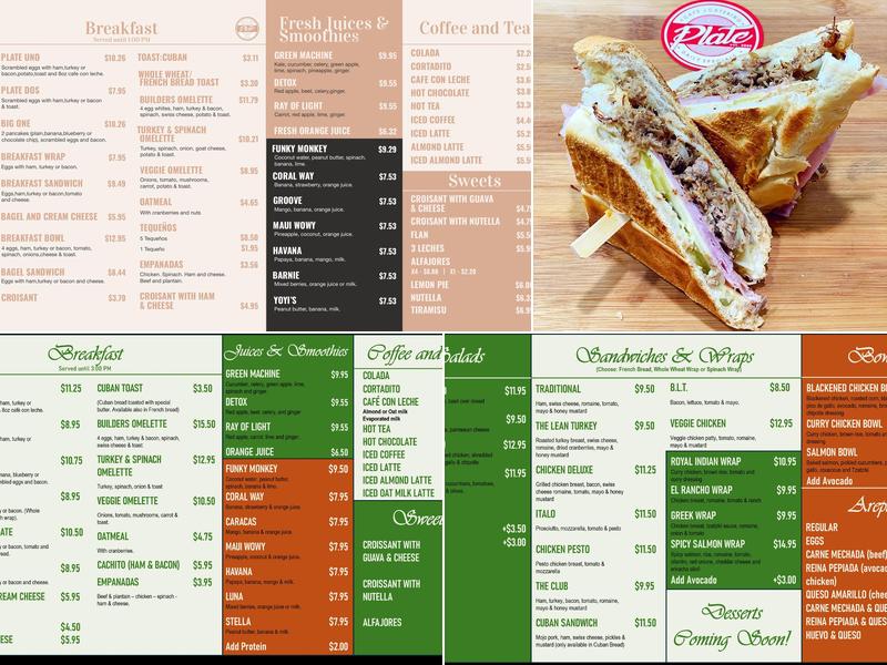 Plate Menu