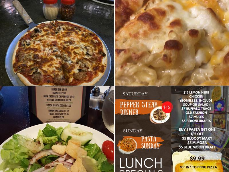 Pronto's Menu