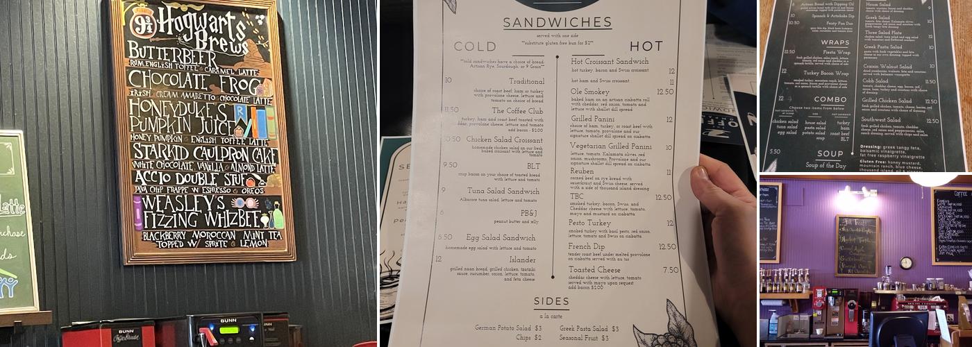 The Coffee Company Menu