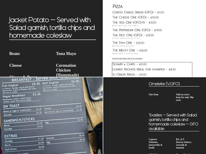 FirstLight Bar & Café Menu