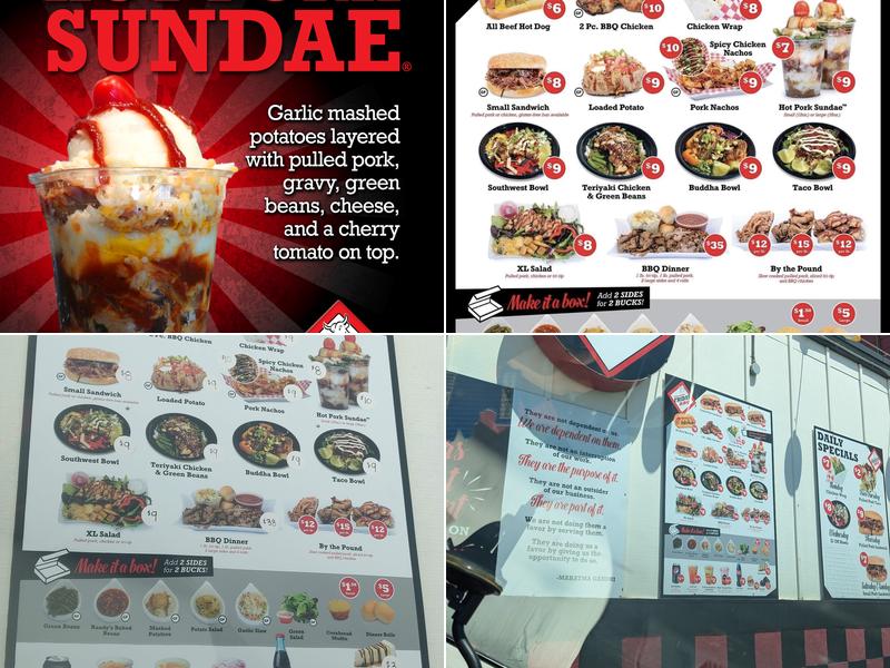 Smokin Friday BBQ Menu