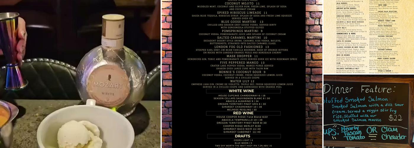 Brix Grill Menu