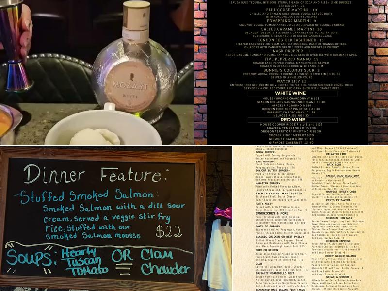 Brix Grill Menu