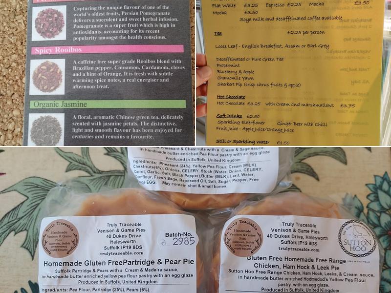 Weavers Tea Room Menu