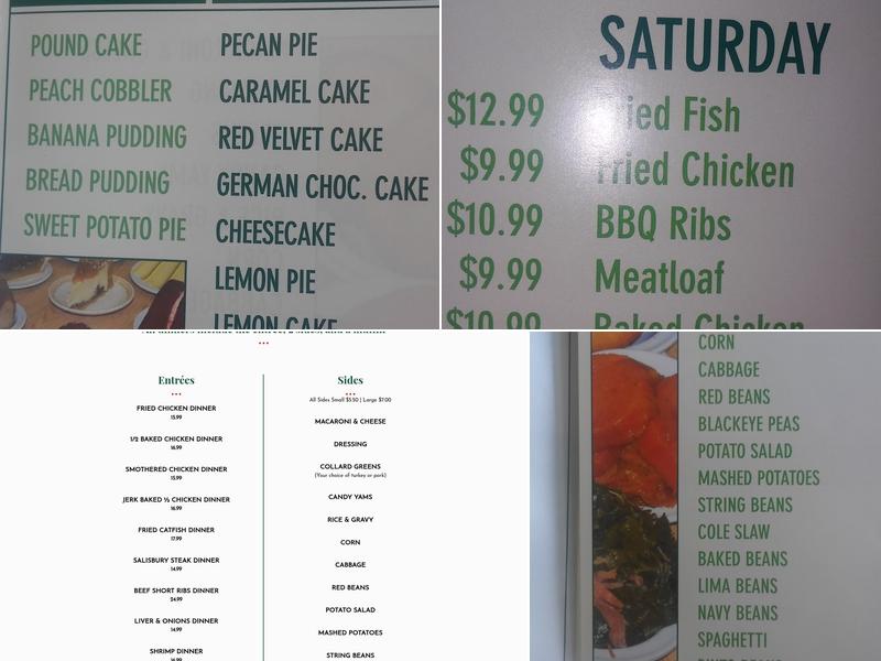 Priscilla's Ultimate Express Menu