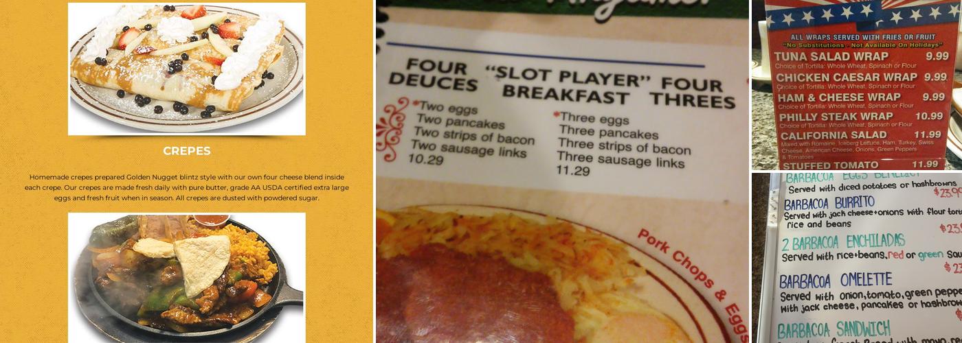 Golden Nugget Pancake House Menu