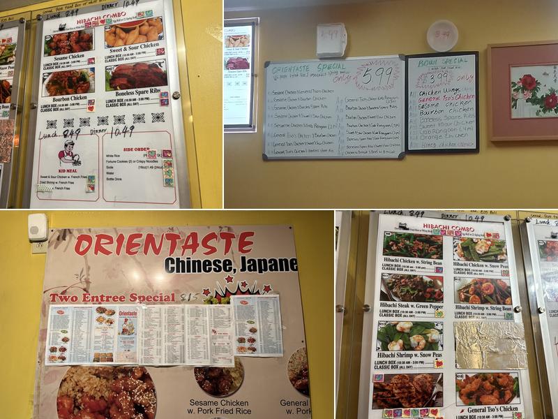 Orientaste Menu