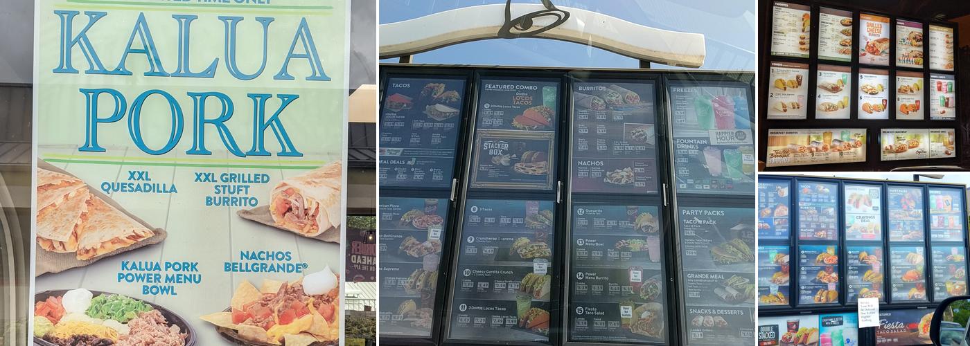 Taco Bell Menu