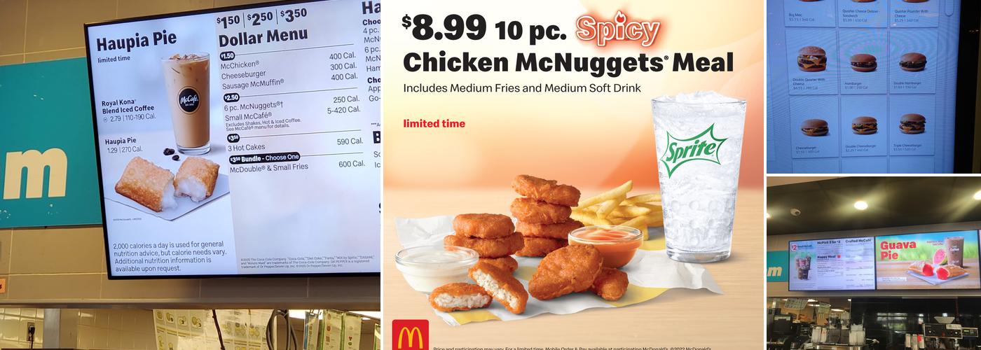 McDonald's Menu