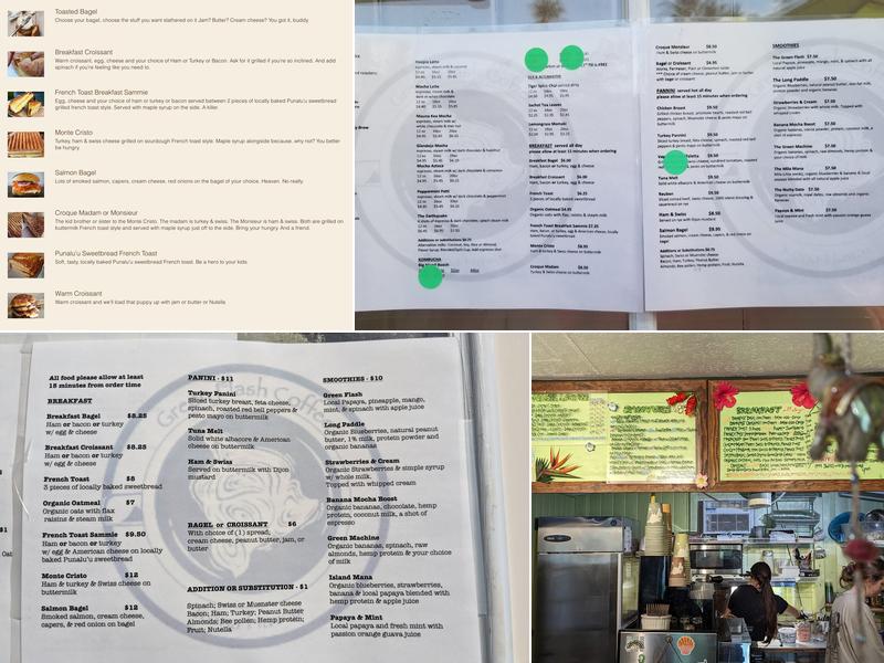 Green Flash Coffee Menu