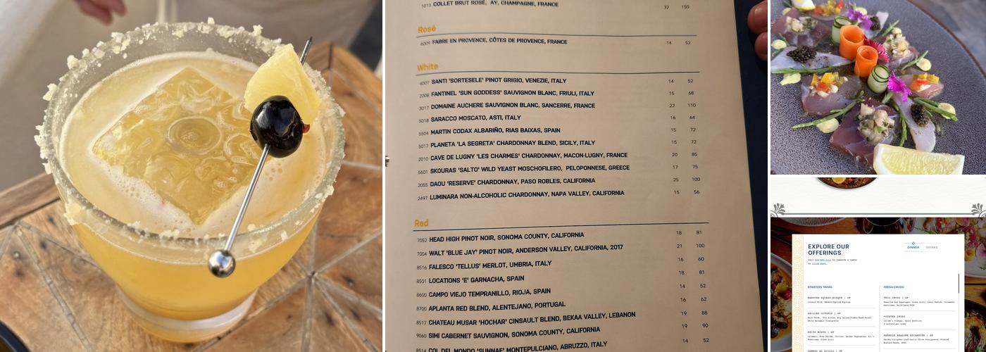Meridia Menu