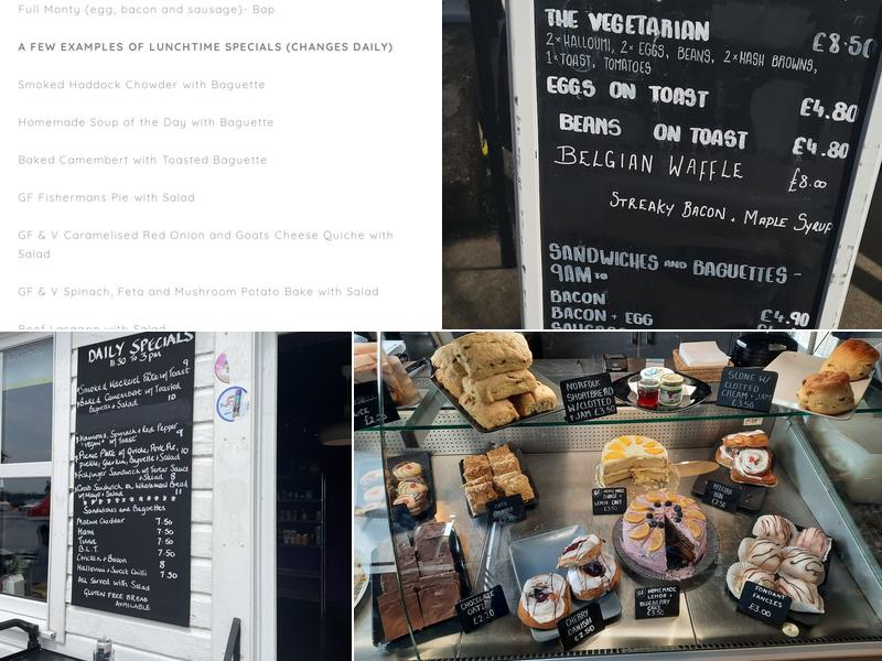 Acle Dunes Cafe Menu