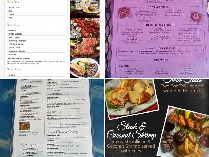 Port Edward Restaurant Menu