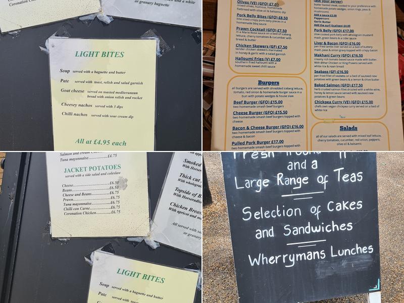 Granary Stores Menu
